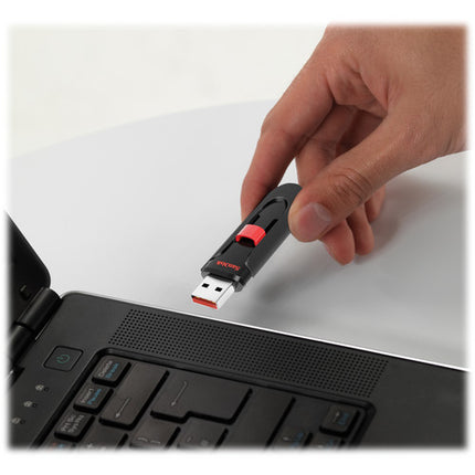 SanDisk 32GB Cruzer Glide Memoria USB con Encriptación AES 128-bit Retráctil