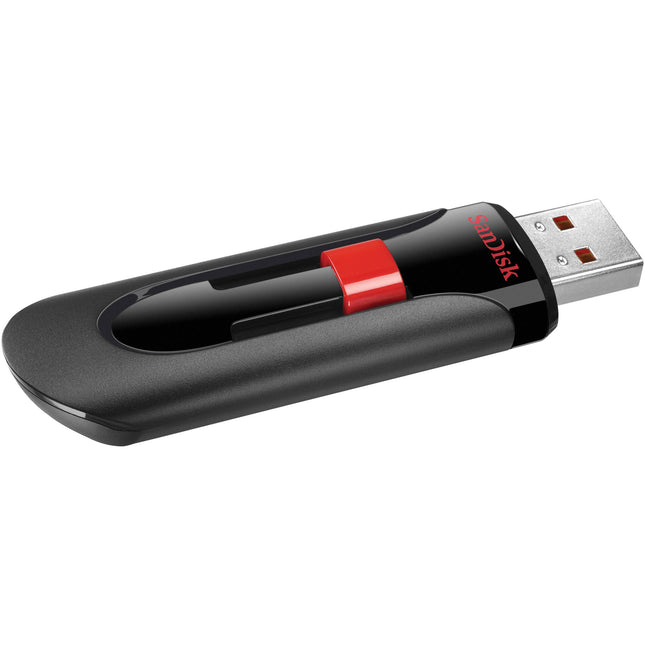 SanDisk Cruzer Glide USB Flash Drive 64GB Almacenamiento Seguro Retráctil