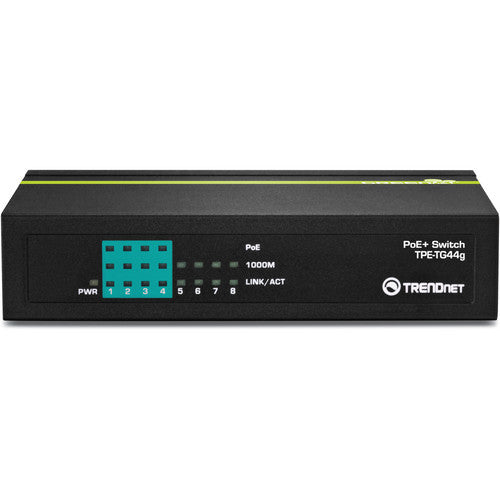 TRENDnet TPE-TG44G Switch PoE+ 8 Puertos 60W 16Gbps Capacidad