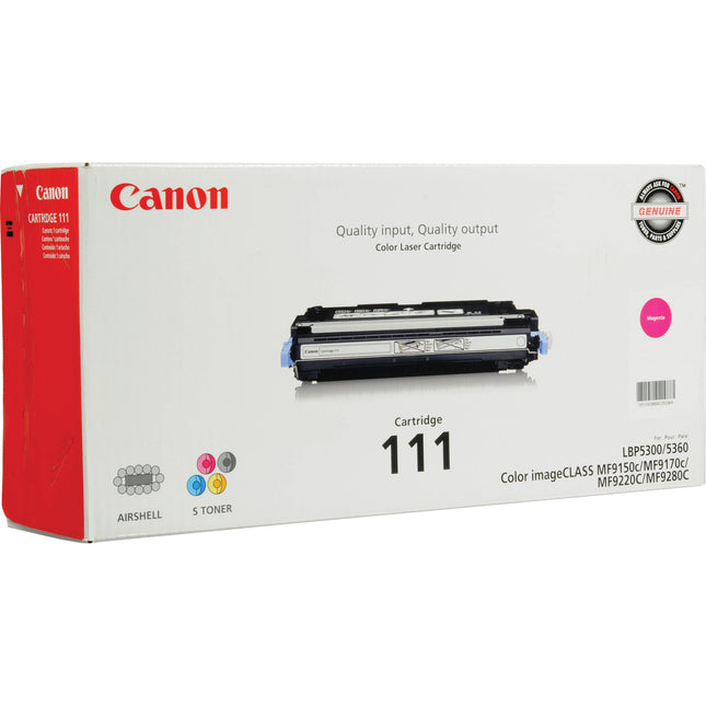 Cartucho de tóner magenta Canon 111 para impresoras láser imageClass y imageRUNNER
