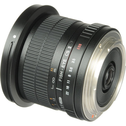 Samyang 8mm f3.5 HD objetivo ojo de pez ultra gran angular para Canon con capucha desmontable