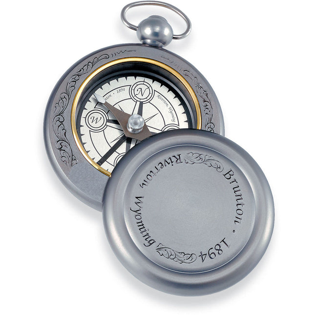 Brunton 1894 Brújula Coleccionable para Caballero con Cubierta Giratoria y Protector de Aguja