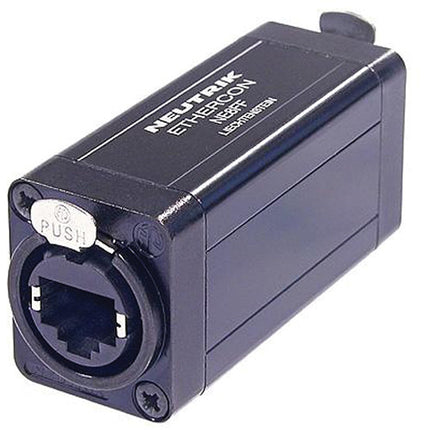 Neutrik etherCON RJ45 Acoplador paso a través con sistema Latch Lock