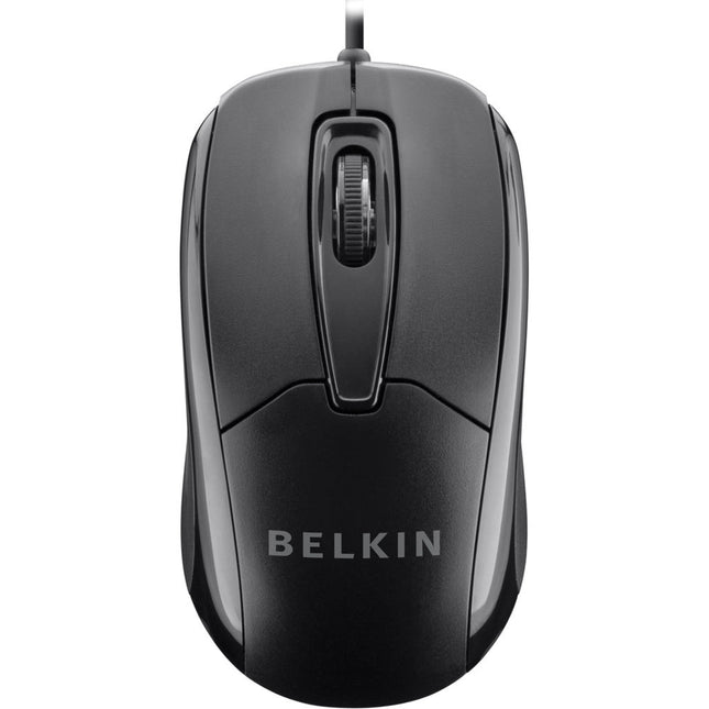 Belkin Mouse Negro 4.9 Pulgadas USB 800 dpi Sensor Óptico Ambidiestro