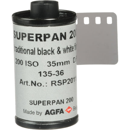 Rollei Superpan 200 película negativa blanco y negro 35mm ISO 200 36 exposiciones