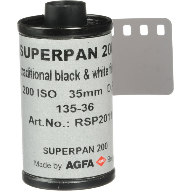 Rollei Superpan 200 película negativa blanco y negro 35mm ISO 200 36 exposiciones