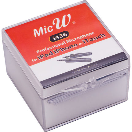 MicW i436 Micrófono Profesional Clase 2 para iPad iPhone iPod sin batería