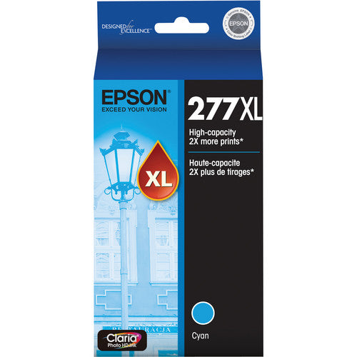 Cartucho de Tinta Cyan Epson 277XL Alta Capacidad para Impresora XP-850 y XP-950