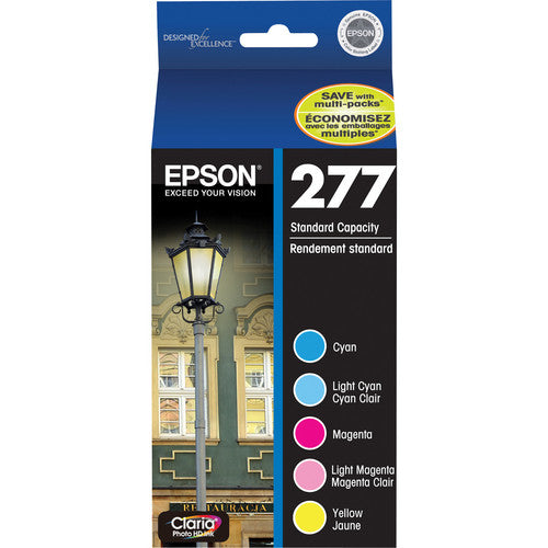 Cartuchos de tinta Epson 277 Claria Photo Multi Pack 5 colores para impresora Epson XP-850 XP-860 XP-950 XP-960
