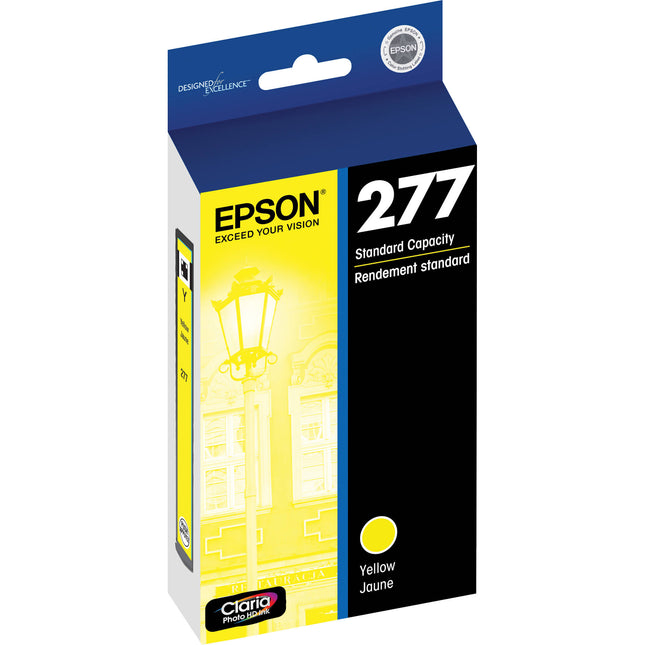 Cartucho de Tinta Epson 277 Claria Photo Amarillo para Expression Photo XP-850 y XP-950 con Calidad Archival