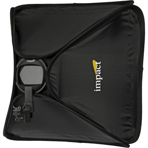 Impact Quikbox Softbox 24x24 pulgadas con soporte para flash y difusores