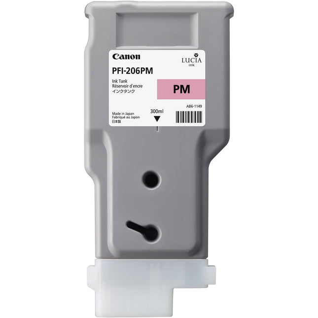 Canon PFI-206 Tinta Foto Magenta 300 ml para impresoras imagePROGRAF iPF6400 iPF6450