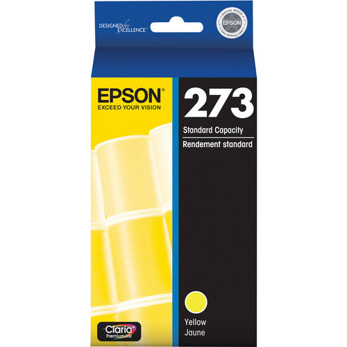 Cartucho de Tinta Amarilla Epson Claria Premium 273 Capacidad Estándar para Impresoras XP-600 XP-810