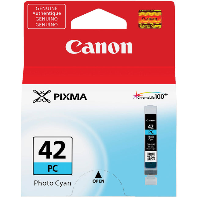 Cartucho de Tinta Canon CLI-42 Cian Fotográfico para Impresora PIXMA PRO-100