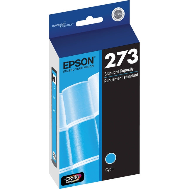 Epson Claria Premium 273 Cartucho de Tinta Cyan Capacidad Estándar para XP-600 XP-810