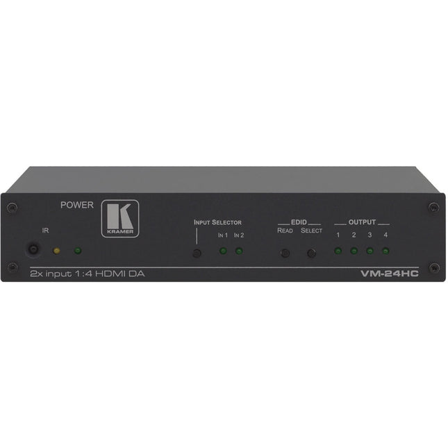 Kramer VM-24HC Switcher y Amplificador HDMI 2 entradas 4 salidas con control infrarrojo