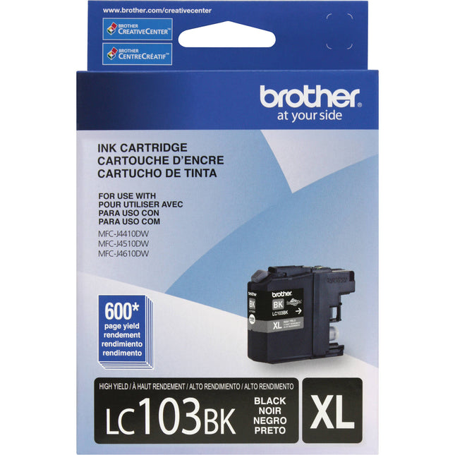 Brother LC103BK Tinta Negra Alta Capacidad para Impresoras Brother Innobella