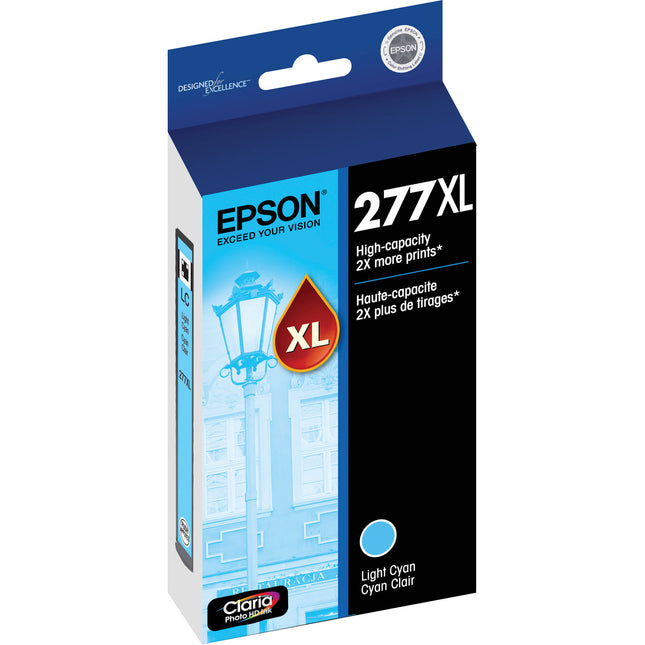 Cartucho de tinta Epson 277XL alta capacidad cian claro para impresoras Expression Photo XP-850 XP-950