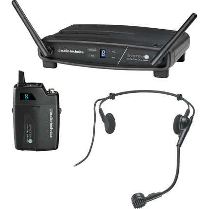 Audio-Technica ATW-1101/H Sistema de Micrófono Inalámbrico Digital 7 Horas de Batería y Alcance de 30 Metros