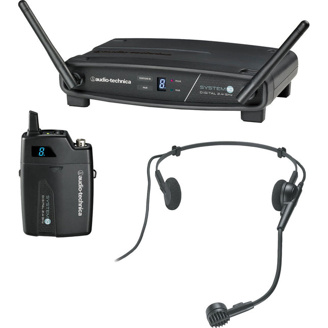 Audio-Technica ATW-1101/H Sistema de Micrófono Inalámbrico Digital 7 Horas de Batería y Alcance de 30 Metros