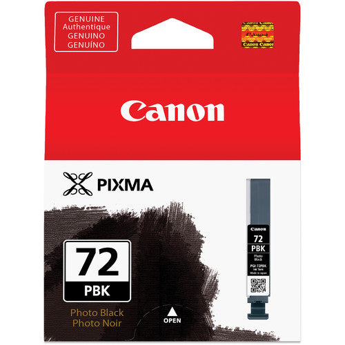 Canon LUCIA PGI-72 Tanque de Tinta Negra Foto para Impresora Profesional PIXMA PRO-10 Wireless