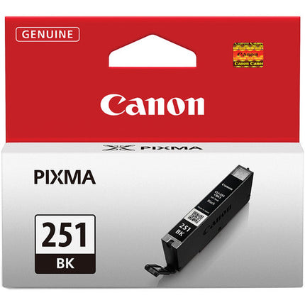Canon CLI-251BK Cartucho de Tinta Negro Capacidad Estándar para PIXMA