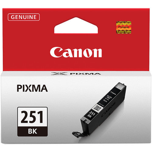 Canon CLI-251BK Cartucho de Tinta Negro Capacidad Estándar para PIXMA