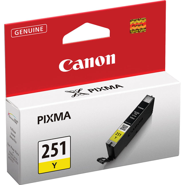 Canon CLI-251Y Tinta Amarilla para Impresoras PIXMA Capacidad Estándar