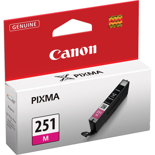 Canon CLI-251M Cartucho de Tinta Magenta Capacidad Estándar para Impresoras PIXMA
