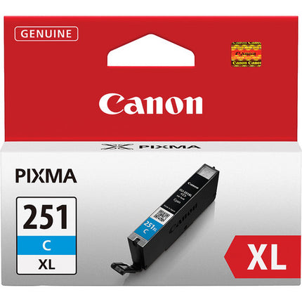 Canon CLI-251C XL Tanque de Tinta Cian Alta Capacidad para Impresoras PIXMA
