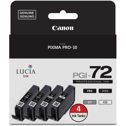 Canon LUCIA PGI-72 Pack de Tinta para Impresora PIXMA PRO-10 con Optimizador Chroma