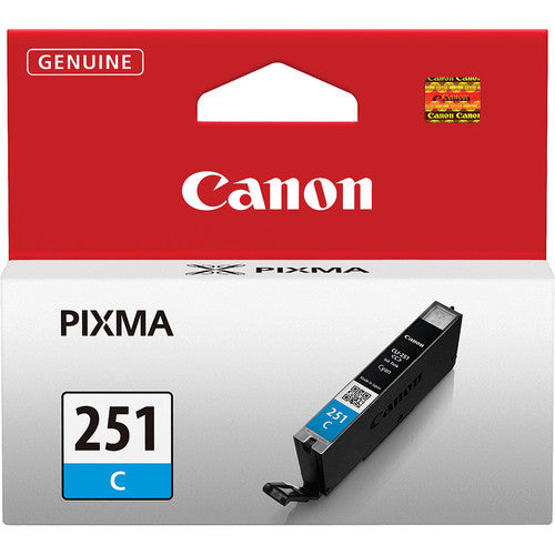Canon CLI-251C Cartucho de Tinta Cian Capacidad Estándar para Impresoras PIXMA