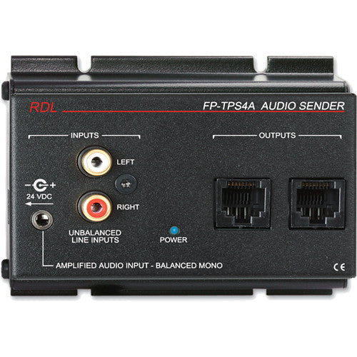 RDL Format-A Enviador de Audio Dos Pares Garantía Limitada 3 Años