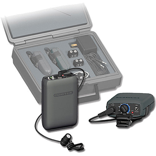 Comtek ALS-216 Sistema de Comunicación Inalámbrico para Entrenadores con Micrófono Omnidireccional y Alcance 90 m