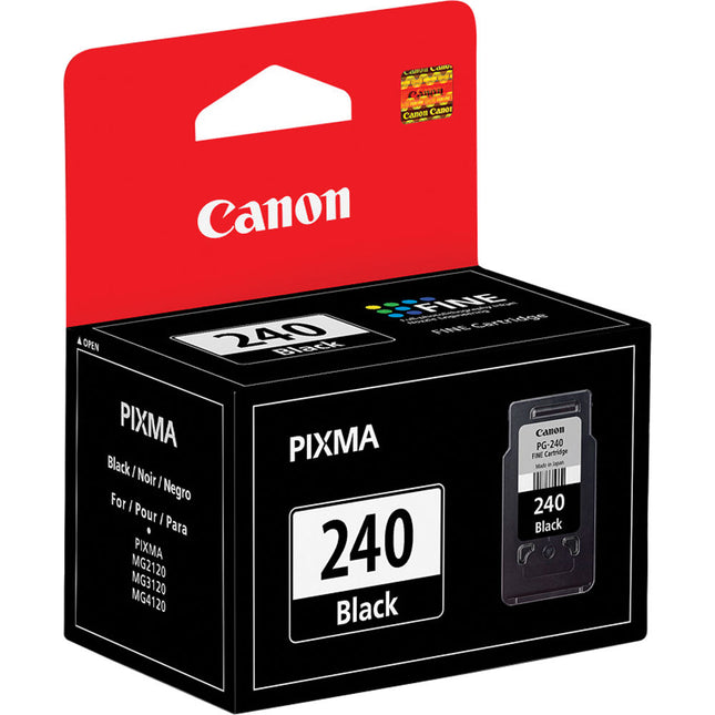Canon PG-240 Cartucho de Tinta Negra para Impresoras PIXMA MG3122 MX439