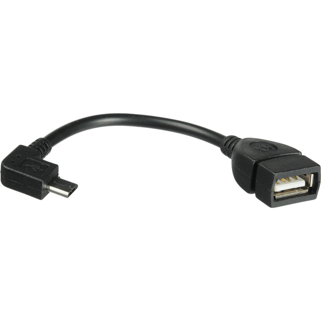 Adaptador OTG USB A Hembra a Micro USB B Macho Cable 10 cm USB 2.0