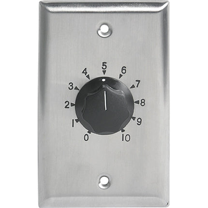 AtlasIED AT100 Atenuador Comercial Acero Inoxidable 100W 27dB 70.7V