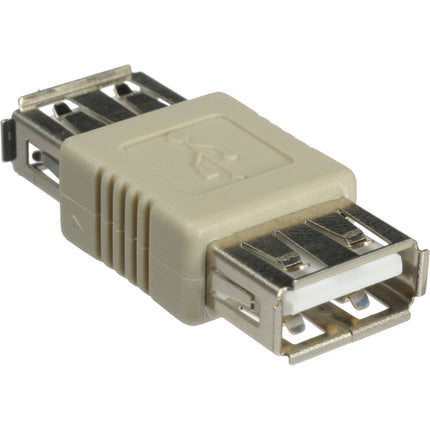 Adaptador USB Tipo A Hembra a Hembra Compatible USB 2.0 con Garantía Limitada