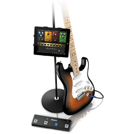IK Multimedia iRig BlueBoard Pedalera MIDI Bluetooth 10m Alcance 4 Pads Iluminados