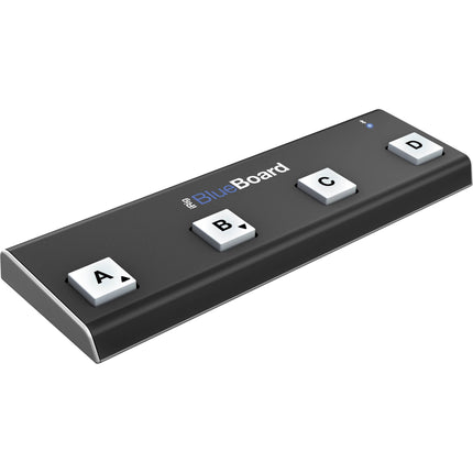 IK Multimedia iRig BlueBoard Pedalera MIDI Bluetooth 10m Alcance 4 Pads Iluminados