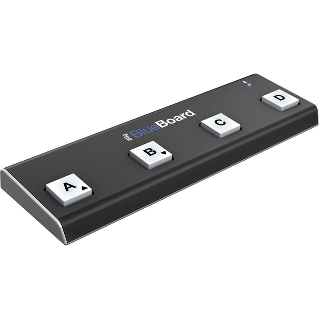 IK Multimedia iRig BlueBoard Pedalera MIDI Bluetooth 10m Alcance 4 Pads Iluminados