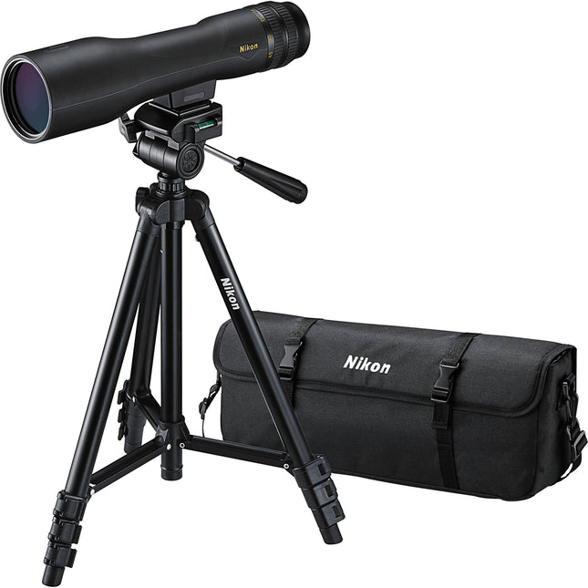 Nikon ProStaff 3 16-48x60 telescopio terrestre con trípode estuche