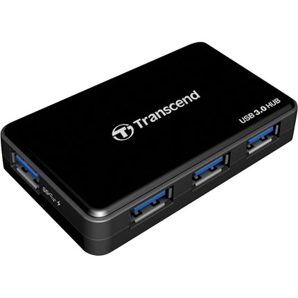 Transcend Hub USB 3.0 de 4 Puertos interfaz USB 3.0 y cargador 18W