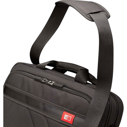 Case Logic DLC-117 Funda para portátil y tablet 17.3" y 10.1" con correa ajustable negra