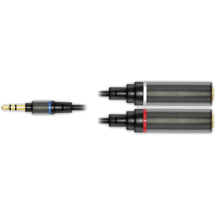IK Multimedia Cable divisor mono 23.6 pulgadas con conectores chapados en oro y conductores de cobre pura