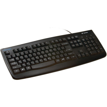 Kensington Pro Fit Teclado USB Lavable Negro 104 Teclas Antimicrobiano