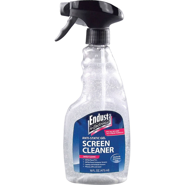 Endust Gel Limpiador Antiestático Pantallas LCD Plasma 16 oz Seguro Anti-Reflejo