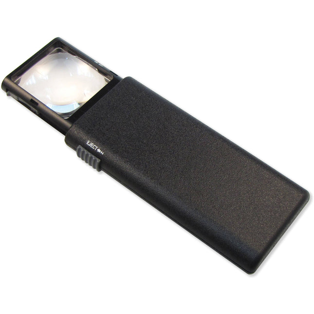 Carson 5x LumiPop Lupa de Bolsillo con LED y Estuche Protector