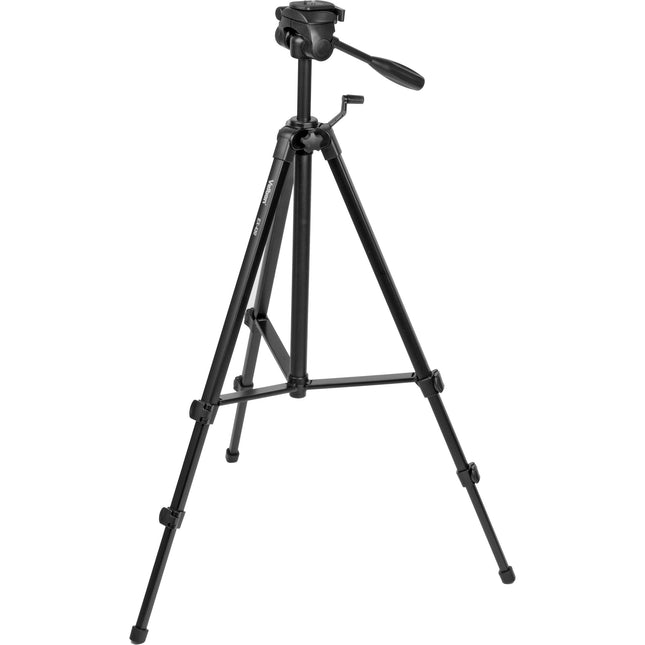 Velbon EX-430/F trípode de aluminio 4.4 lb 59.4 pulgadas con cabeza 3 vías y placa rápida QB-46