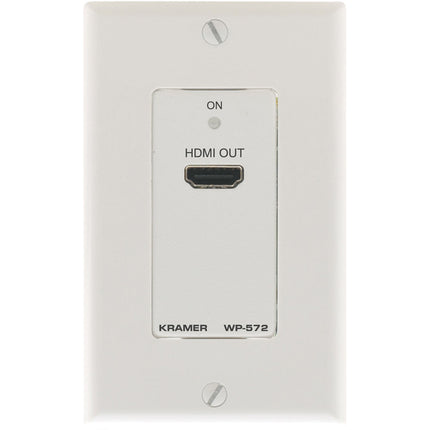 Kramer WP-572 Receptor HDMI de Pared 1-Gang 1080p60 hasta 70m PoC Negro